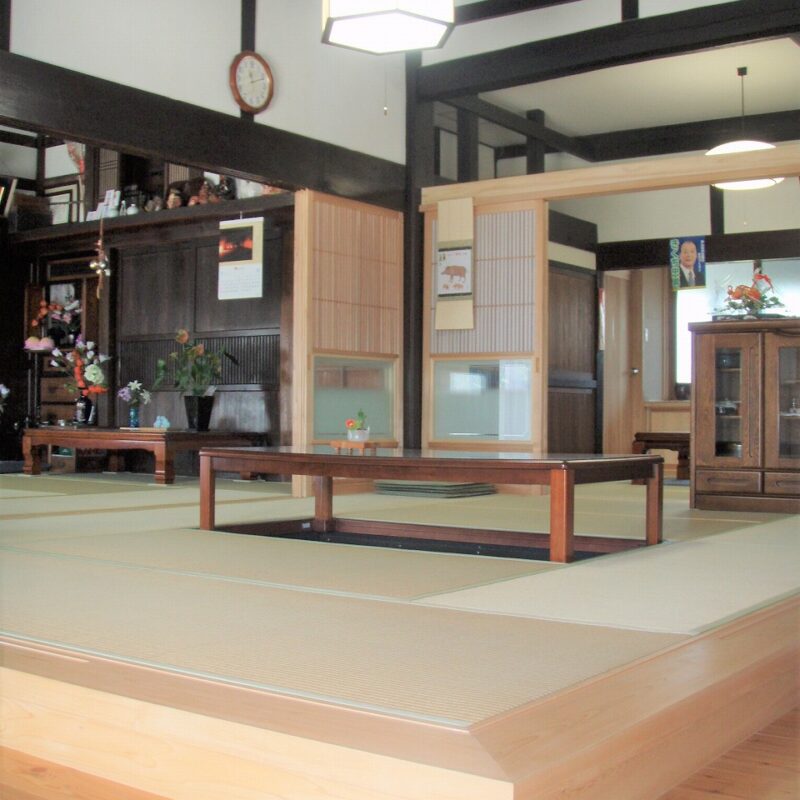 想いがある小屋組みの我が家「古い家がよみがえる」　須賀川滑川の家